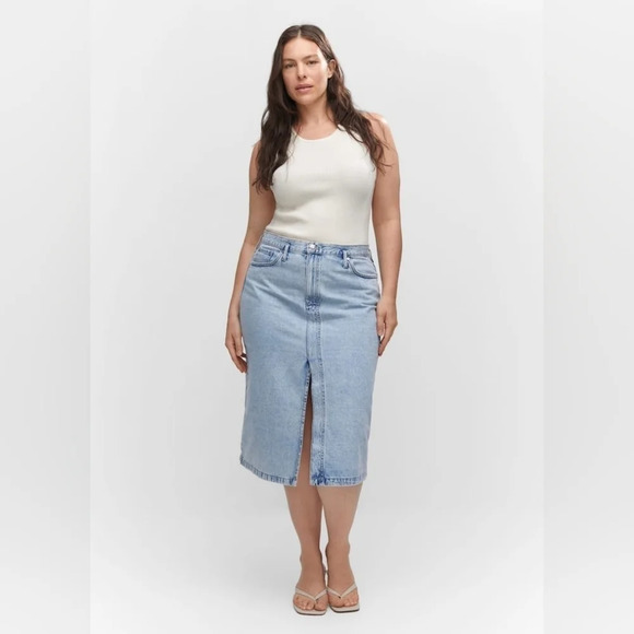 Mango  [M] Denim midi-skirt - Picture 8 of 11